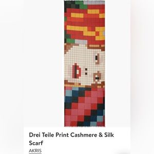 Akris Dre Teile Print Cashmere & Silk Scarf